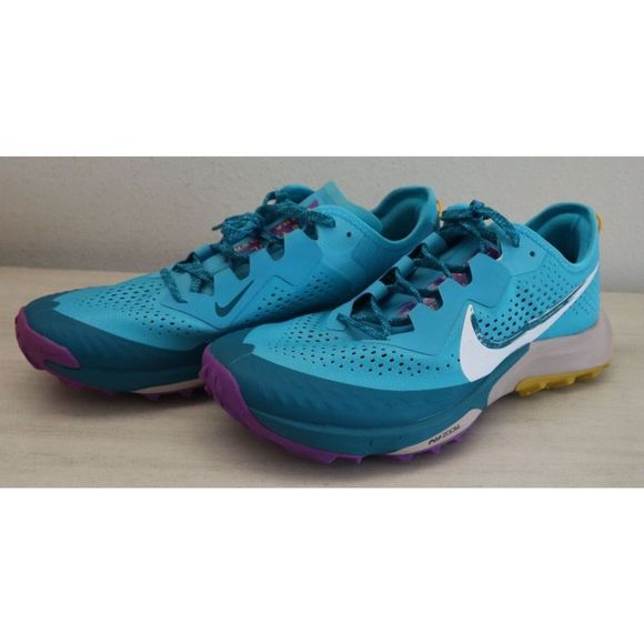 Nike CW6062-400 Men's Sz 10 Blue/White Air Zoom Terra Kiger 7 Running Shoes - Picture 5 of 10